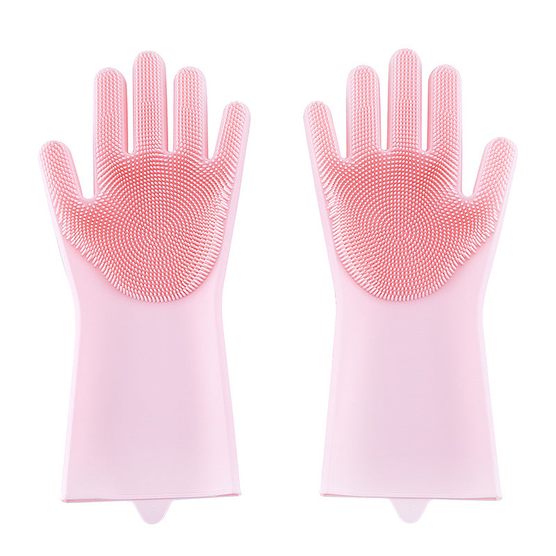 Silicone Cleaning Gloves — Scrub Built In. Clean Faster. No Extra Tools.