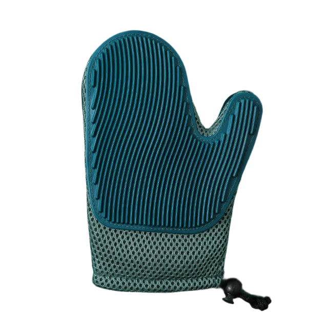 Silicone Grooming & Massage Gloves — Remove Hair. Calm Your Pet. No Resistance.