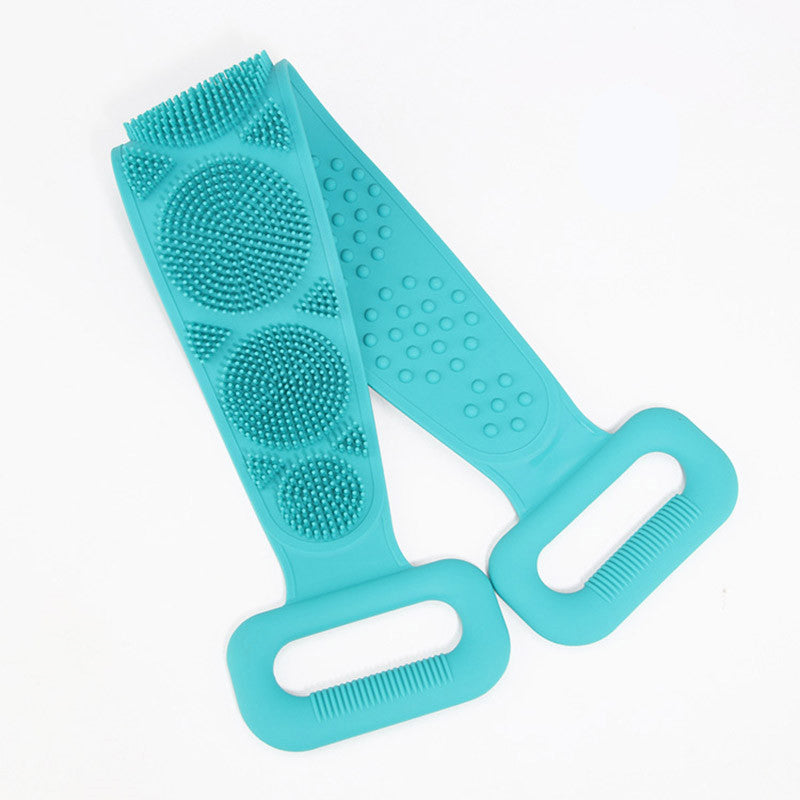 Silicone Back Scrubber Strap — Full Coverage. Flexible Reach. No Buildup.