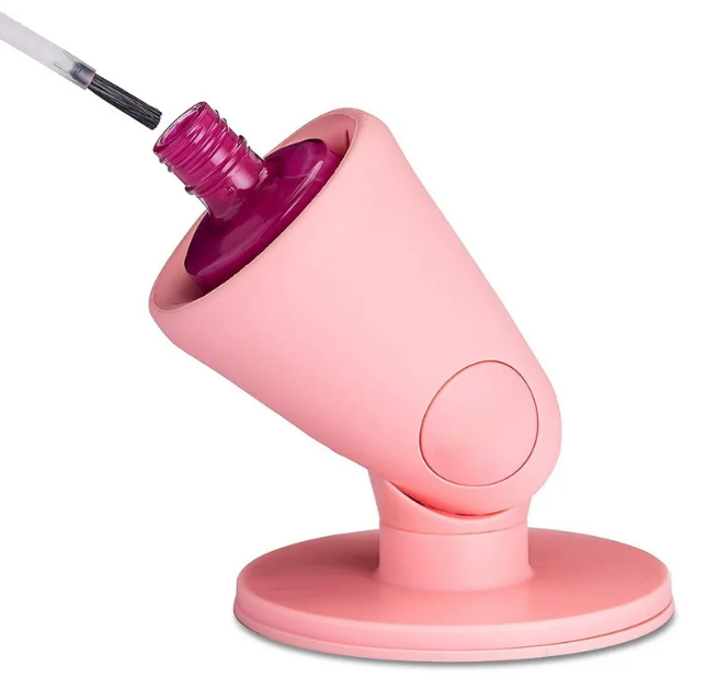 Silicone Nail Polish Holder — Stable Angle. Clean Application. No Spills.