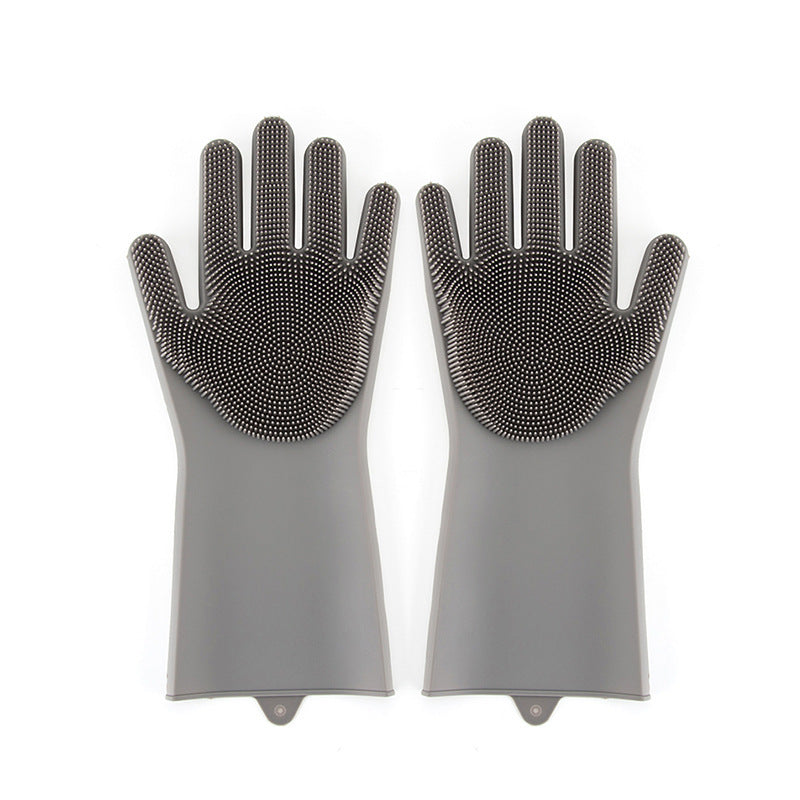 Silicone Cleaning Gloves — Scrub Built In. Clean Faster. No Extra Tools.