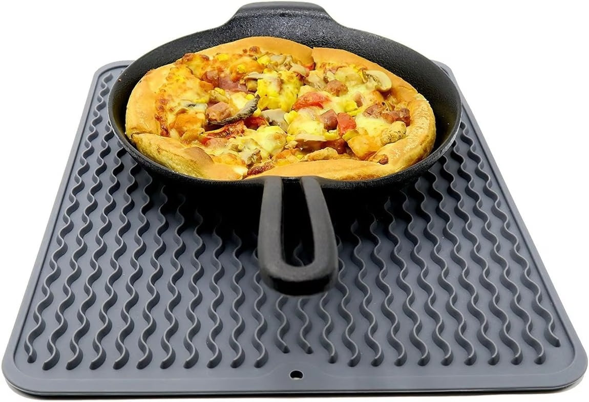 Silicone Drying Mat — Drain Clean. Dry Fast. No Saturation.