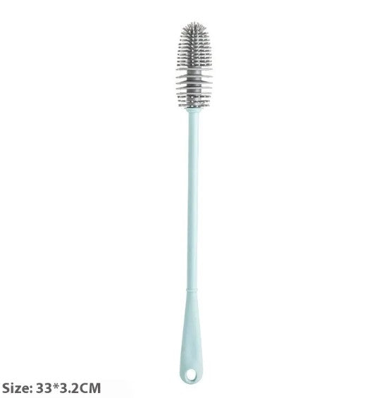 Silicone Bottle Brush — Deep Reach. No Scratches. No Odor.