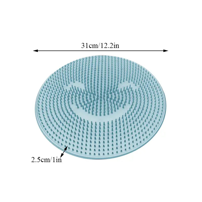Silicone Foot Scrubber Mat — Hands-Free Clean. Stable Grip. No Slipping.