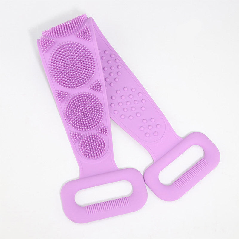 Silicone Back Scrubber Strap — Full Coverage. Flexible Reach. No Buildup.