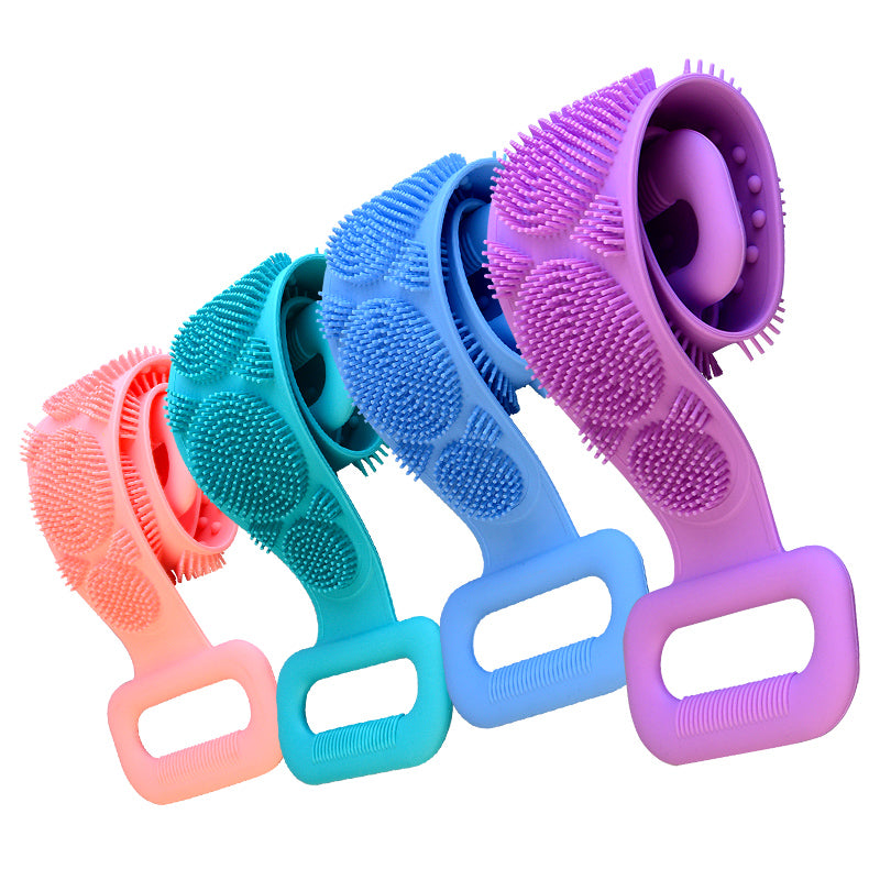 Silicone Back Scrubber Strap — Full Coverage. Flexible Reach. No Buildup.