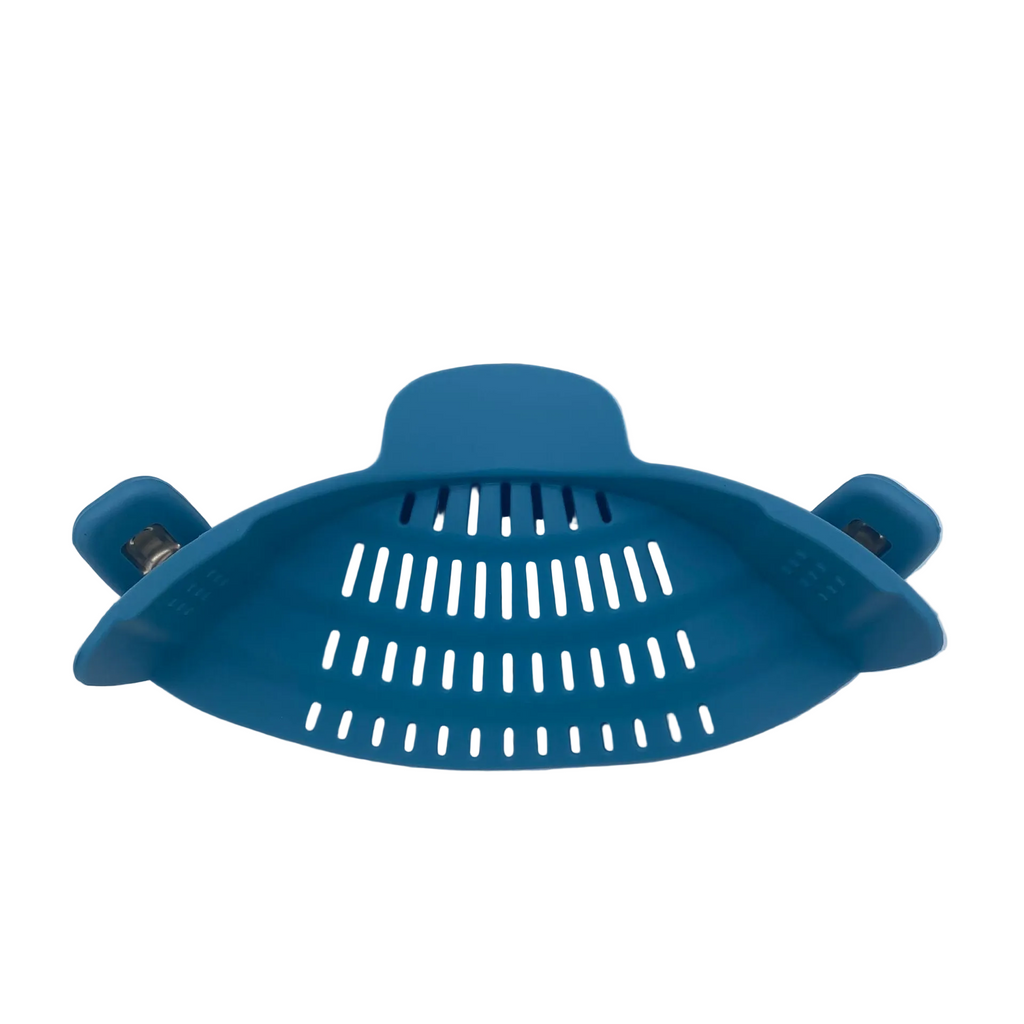 Silicone Clip-On Pot Strainer — Drain Fast. Stay in Control. No Spills.