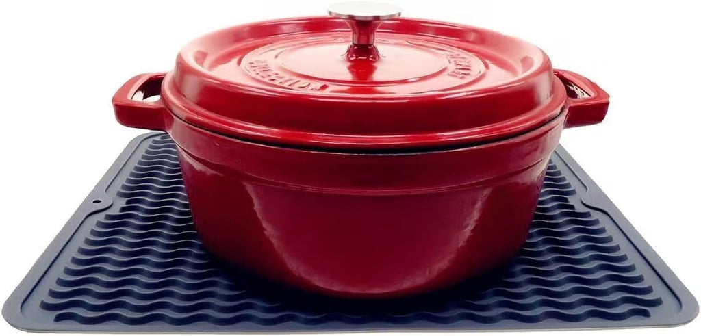 Silicone Drying Mat — Drain Clean. Dry Fast. No Saturation.