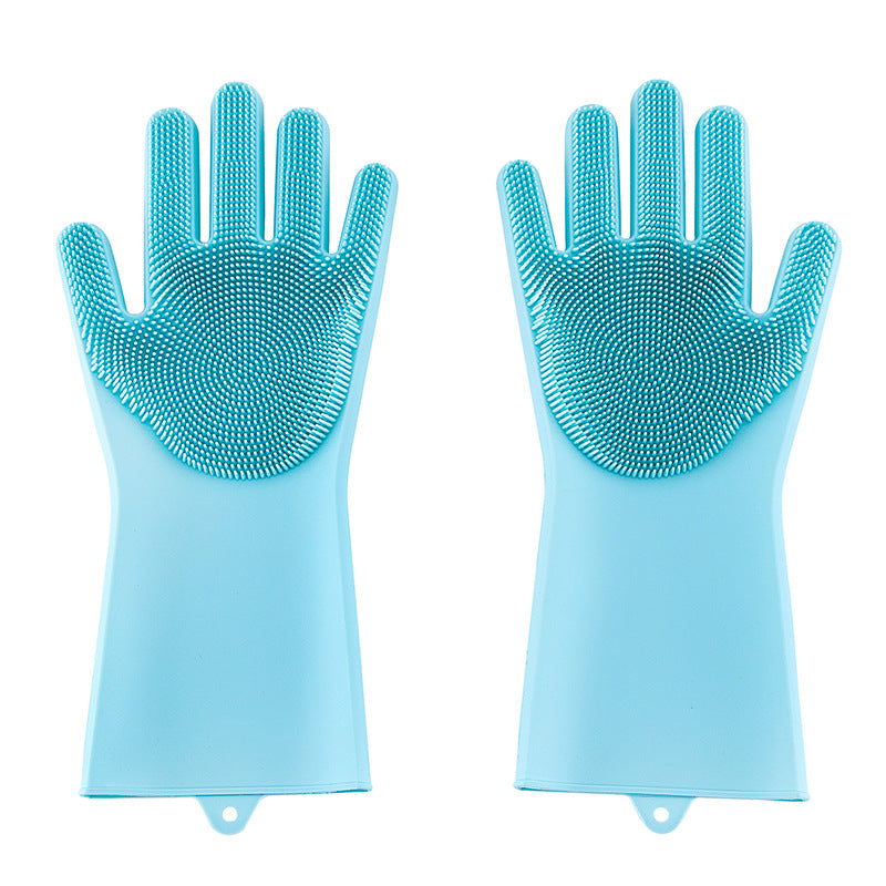 Silicone Cleaning Gloves — Scrub Built In. Clean Faster. No Extra Tools.
